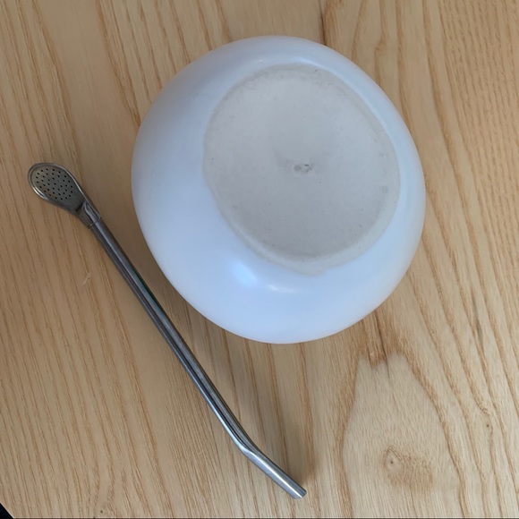 David’s Tea ceramic maté gourd (incl. bombilla) - Picture 5 of 6